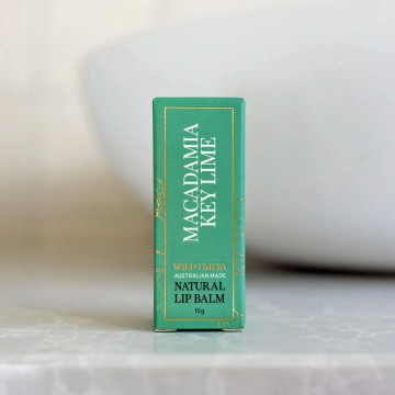 Natural Lip Balm | Macadamia + Key Lime Natural Lip Balm | Macadamia + Key Lime
